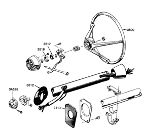 65-73 Mustang Steering Column