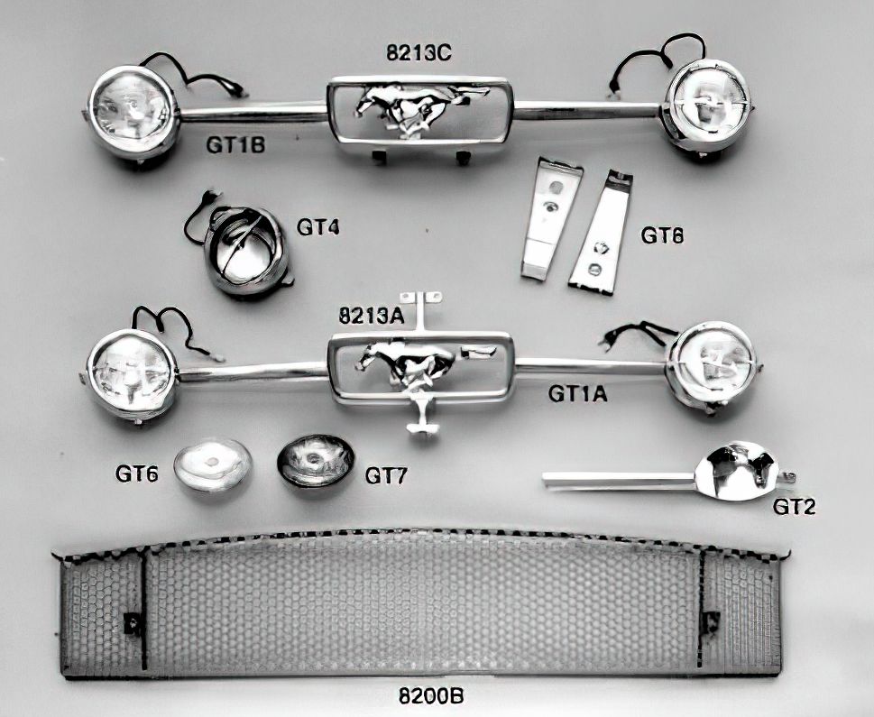 1966 Ford Mustang GT Fog Light Bars One Pair