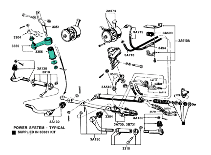 64-73 Mustang Idler Arm