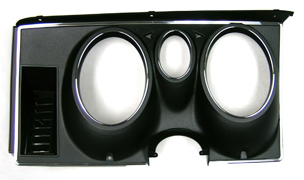 thumbnail image 2 of ACP Instrument Bezel For 1965 Ford Mustang – STD GT Black Camera Case Finish, New 2 of 4