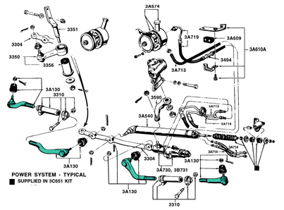 65-73 Mustang Tie Rod End