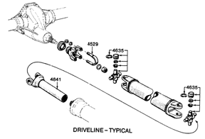 65-73 Mustang Universal Joint