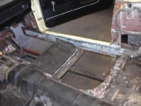 Floor pan restoration repair